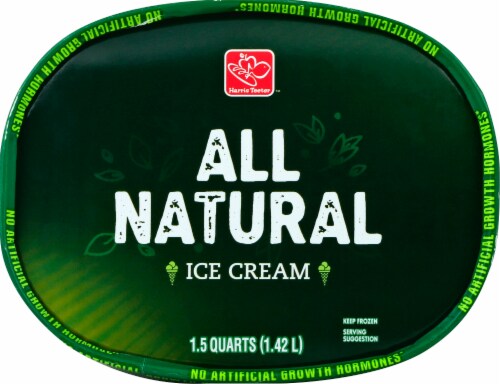 Harris Teeter™ All Natural Cherry Chocolate Chip Ice Cream Perspective: top