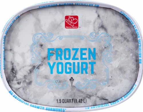 Harris Teeter™ Chocolate Caramel Brownie Frozen Yogurt Perspective: top