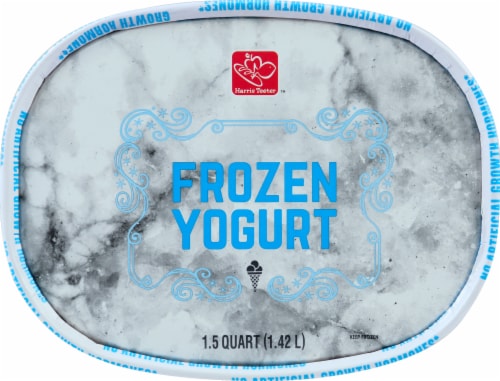 Harris Teeter™ Low Fat Chocolate Chip Cookie Dough Frozen Yogurt Perspective: top