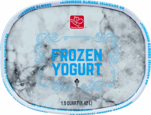 Harris Teeter™ Low Fat Chocolate Chip Cookie Dough Frozen Yogurt Perspective: top