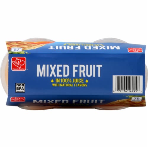 Harris Teeter™ Mixed Fruit Cups Perspective: top