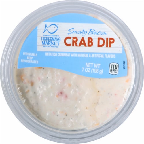 Harris Teeter Fishermans Market Smokey Bacon Crab Dip Perspective: top