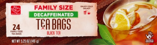 Harris Teeter® Black Tea Decaf Family Size Tea Bags Perspective: top