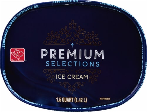 Harris Teeter Premium Selections Chocolate Ice Cream Perspective: top