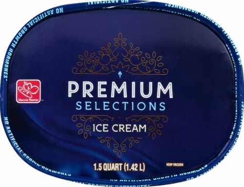 Harris Teeter Premium Selections Neapolitan Ice Cream Perspective: top