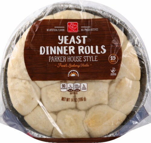 Harris Teeter™ Parker House Style Yeast Dinner Rolls Perspective: top