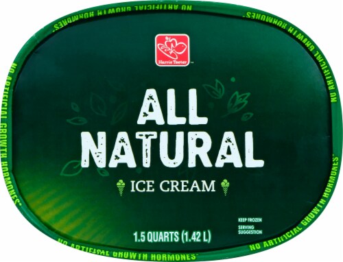 Harris Teeter All Natural Neapolitan Ice Cream Perspective: top