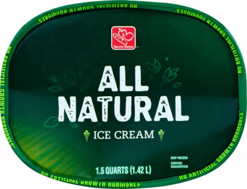 Harris Teeter All Natural Peach Ice Cream