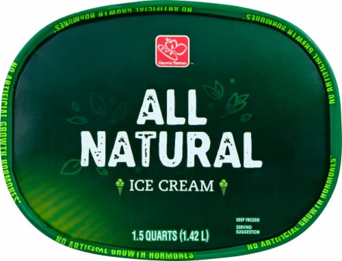 Harris Teeter All Natural Truly Chocolate Ice Cream Perspective: top