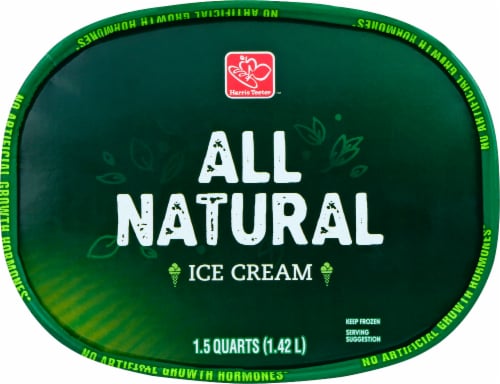 Harris Teeter™ All Natural Strawberry Ice Cream Perspective: top