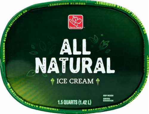 Harris Teeter™ All Natural Mint Chocolate Chip Ice Cream Perspective: top