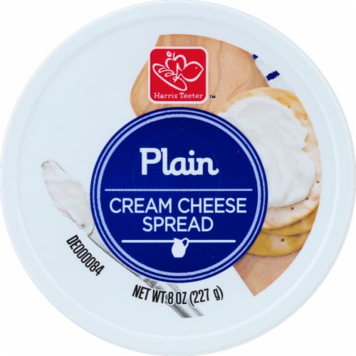 Harris Teeter Plain Cream Cheese Spread Perspective: top