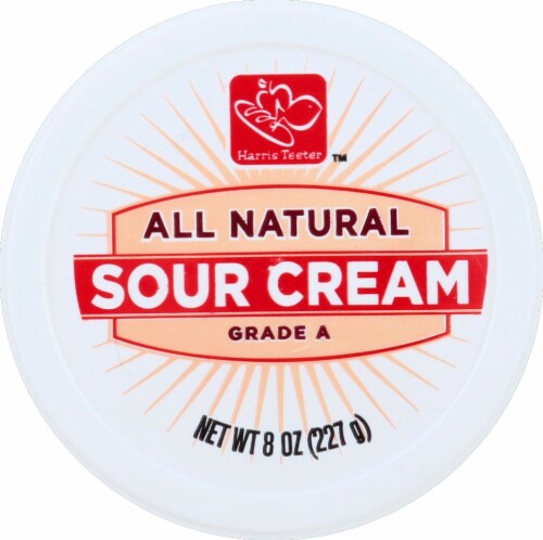 Harris Teeter™ All Natural Grade A Sour Cream - 8 Ounces Perspective: top