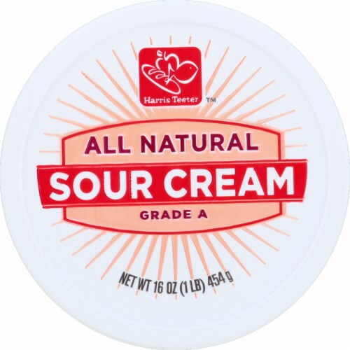 Harris Teeter™ All Natural Grade A Sour Cream - 16 Ounces Perspective: top