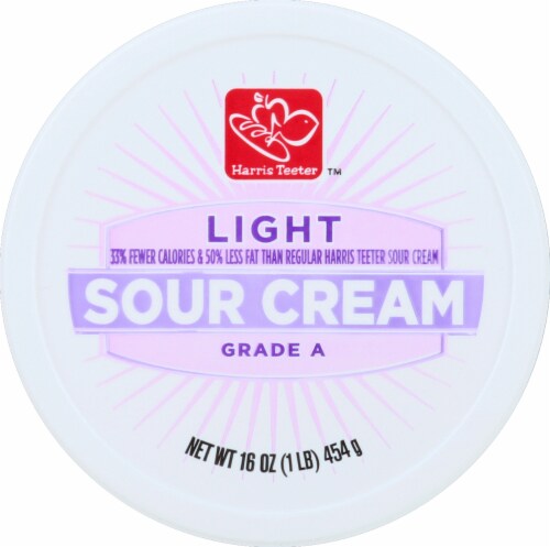 Harris Teeter™ Light Grade A Sour Cream - 16 Ounces Perspective: top