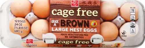 Harris Teeter™ Cage Free Brown Eggs Perspective: top