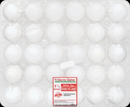Harris Teeter Large White Eggs Perspective: top