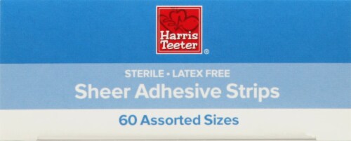 Harris Teeter® Sheer Assorted Sizes Adhesive Strips Perspective: top