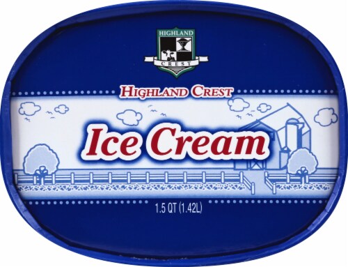 Highland Crest Neapolitan Ice Cream Perspective: top