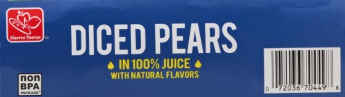 Harris Teeter™ 100% Juice Diced Pear Fruit Bowls Perspective: top