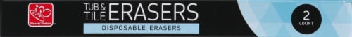 Harris Teeter™ Tub & Tile Disposable Cleaning Erasers Perspective: top
