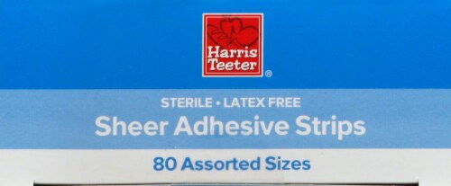 Harris Teeter® Sterile Latex Free Sheer Adhesive Strips Perspective: top