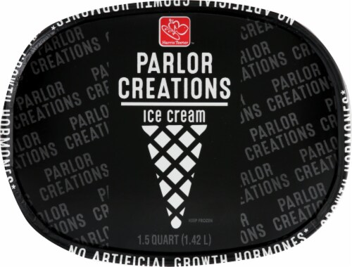 Harris Teeter™ Parlor Creations Peppermint Bark Ice Cream Perspective: top