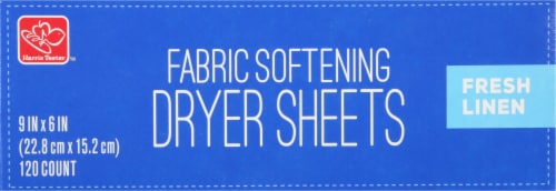Harris Teeter Your Home™ Fresh Linen Scent Fabric Softener Sheets Perspective: top
