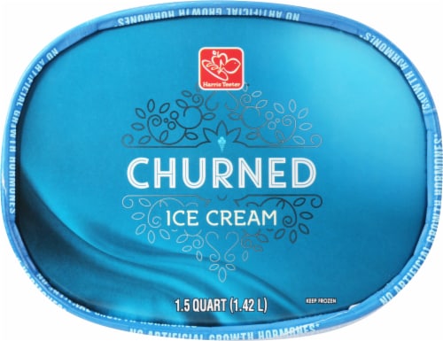 Harris Teeter™ No Sugar Added Churned Moose Tracks® Ice Cream Perspective: top
