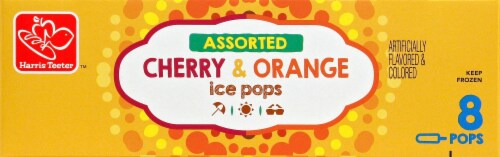 Harris Teeter™ Assorted Cherry & Orange Ice Pops Perspective: top