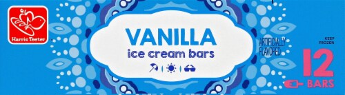 Harris Teeter™ Vanilla Ice Cream Bars Perspective: top