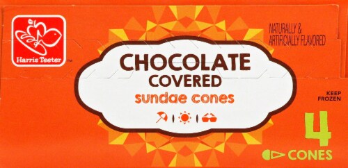 Harris Teeter™ Chocolate Covered Sundae Cones Perspective: top