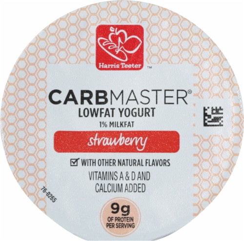 Harris Teeter™ Carbmaster® Strawberry Lactose Free Yogurt Perspective: top