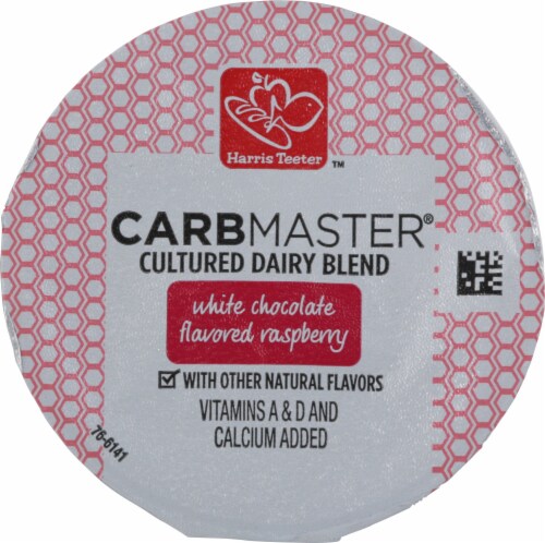 Harris Teeter™ Carbmaster® White Chocolate Flavored Raspberry Lactose Free Yogurt Perspective: top
