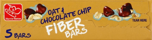 Harris Teeter Oat & Chocolate Chip Fruit and Nut Bars Perspective: top