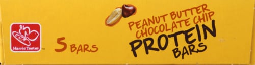 Harris Teeter™ Gluten Free Peanut Butter Chocolate Chip Protein Bars Perspective: top