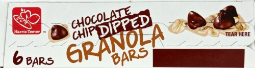 Harris Teeter™ Chocolate Chip Dipped Granola Bars Perspective: top
