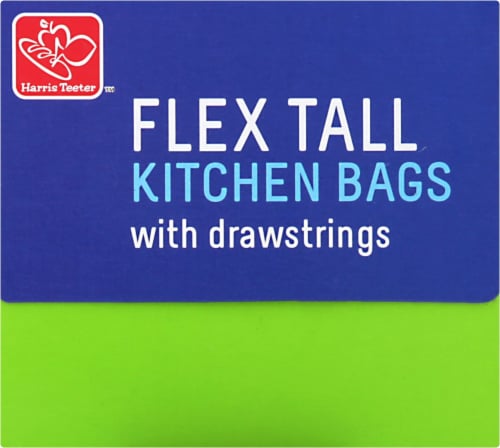 Harris Teeter™ Flex Tall 13 Gallon Kitchen Trash Bags Perspective: top