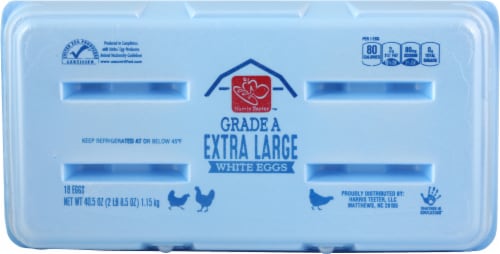 Harris Teeter™ Extra Large White Eggs Perspective: top