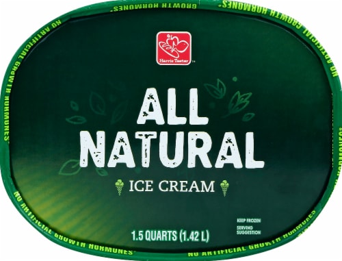 Harris Teeter™ All Natural Coconut Chocolate Almond Ice Cream Perspective: top