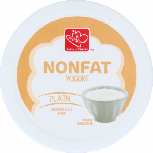 Harris Teeter™ Nonfat Plain Yogurt Perspective: top