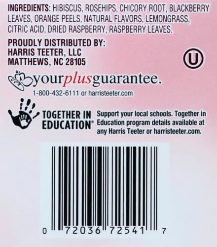 HT Traders™ Caffeine Free Raspberry Hibiscus Herbal Tea Bags