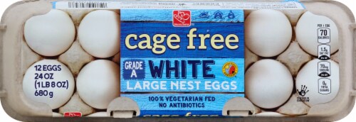 Harris Teeter™ Cage Free Large Grade A Nest Eggs Perspective: top