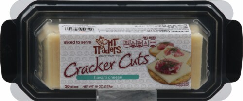 Harris Teeter™ Havarti Cheese Cracker Cuts Perspective: top