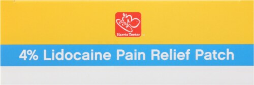 Harris Teeter™ Lidocaine Flexible Pain Relief Patch Perspective: top