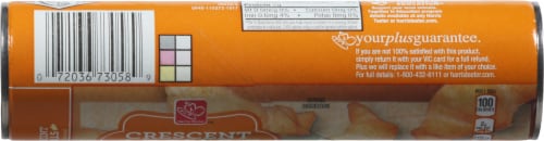 Harris Teeter™ Butter Flavored Crescent Rolls Perspective: top
