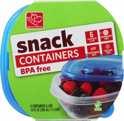 Harris Teeter™ BPA Free Snack Containers Perspective: top