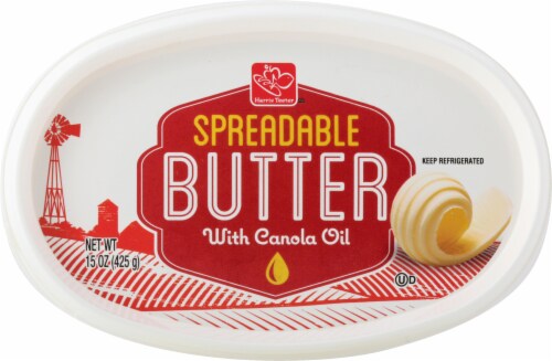 Harris Teeter™ Spreadable Butter with Canola Oil Perspective: top