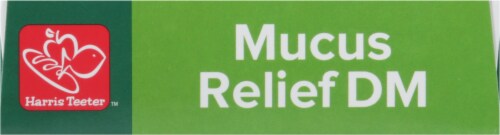Harris Teeter™ Mucus Relief 600mg Expectorant Cough Suppressant Tablets Perspective: top