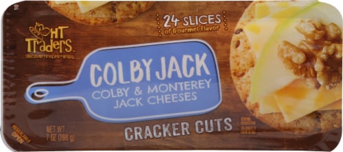 HT Traders™ Colby Jack Cracker Cut Cheese Slices Perspective: top